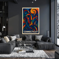 Connecticut Abstract Art Abstract Poster