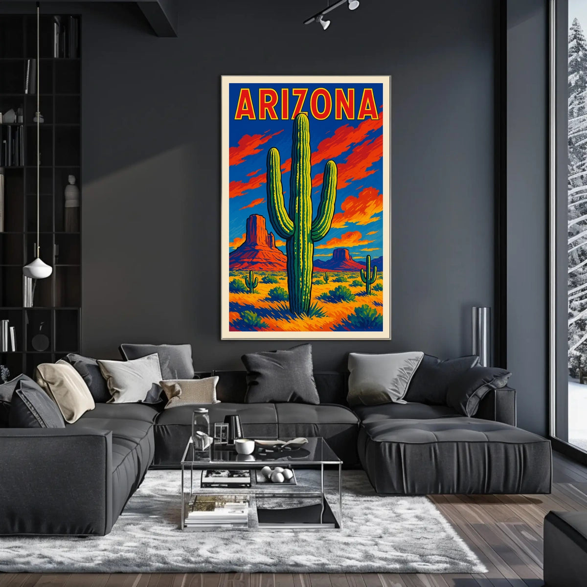 Arizona Desert Landscape Poster