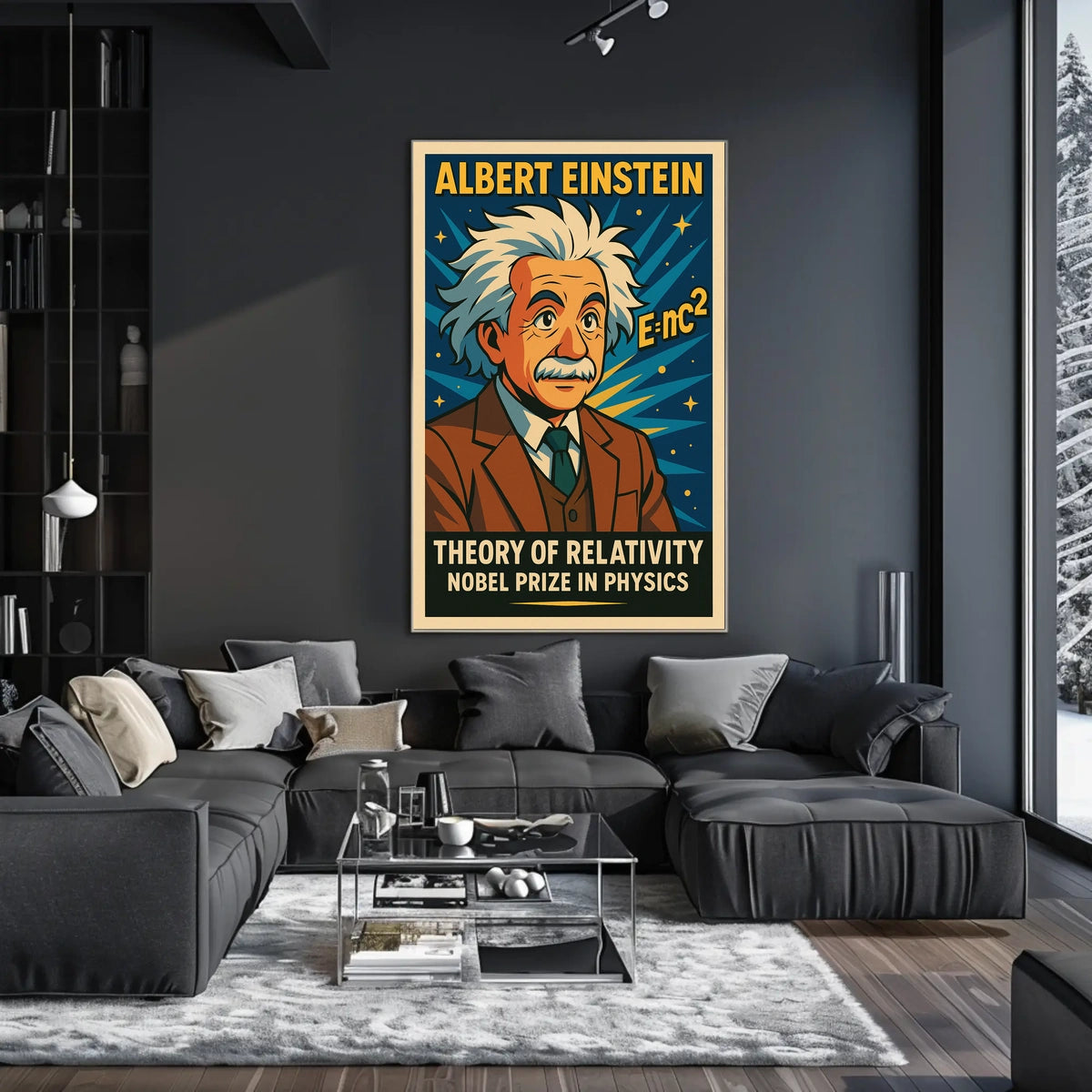 Albert Einstein Theory Of Relativity Poster