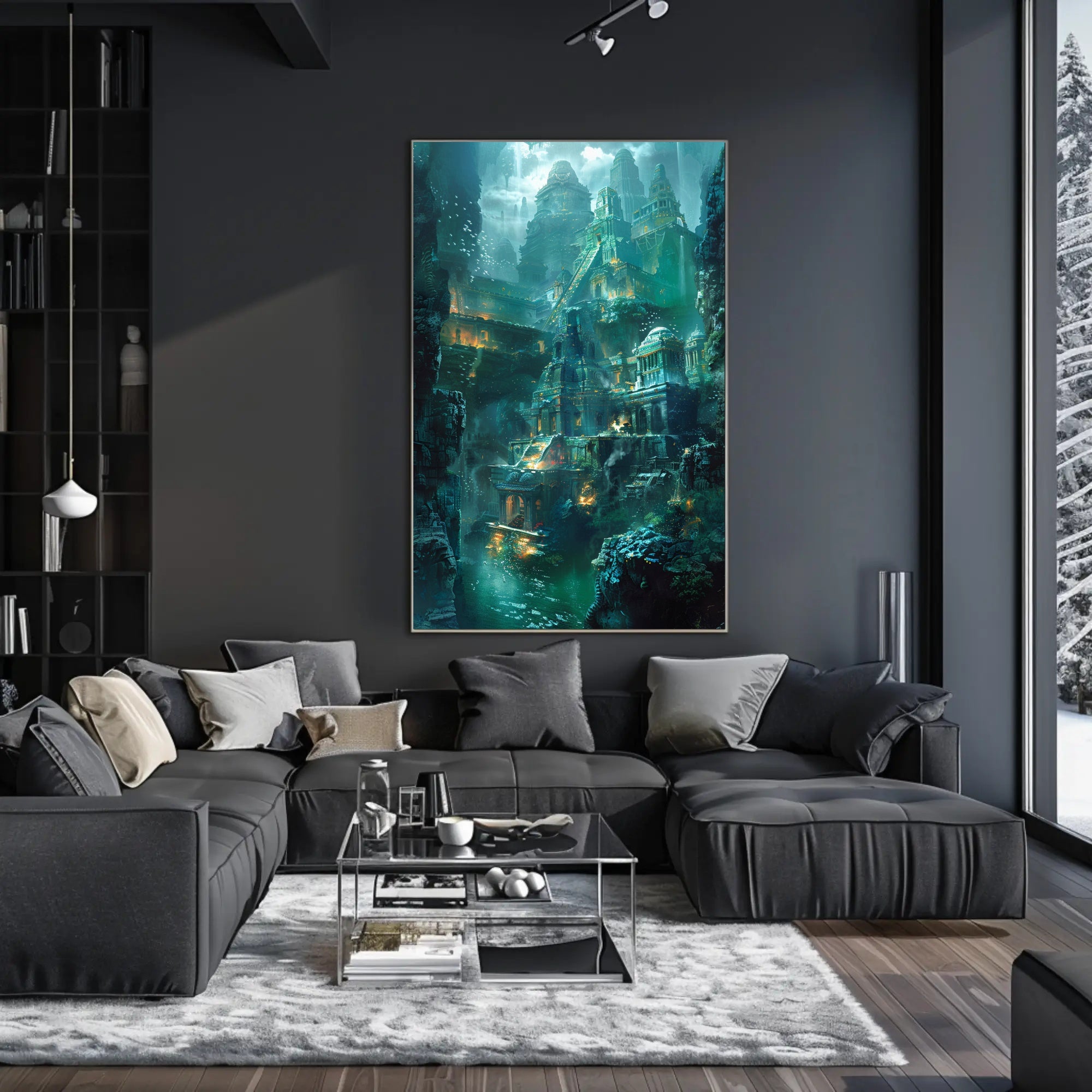 Enchanting Atlantis Fantasy World Poster PosterGoat