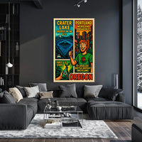 Oregon Highlights Poster