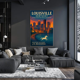 Louisville Where Tradition Meets Innovation Poster