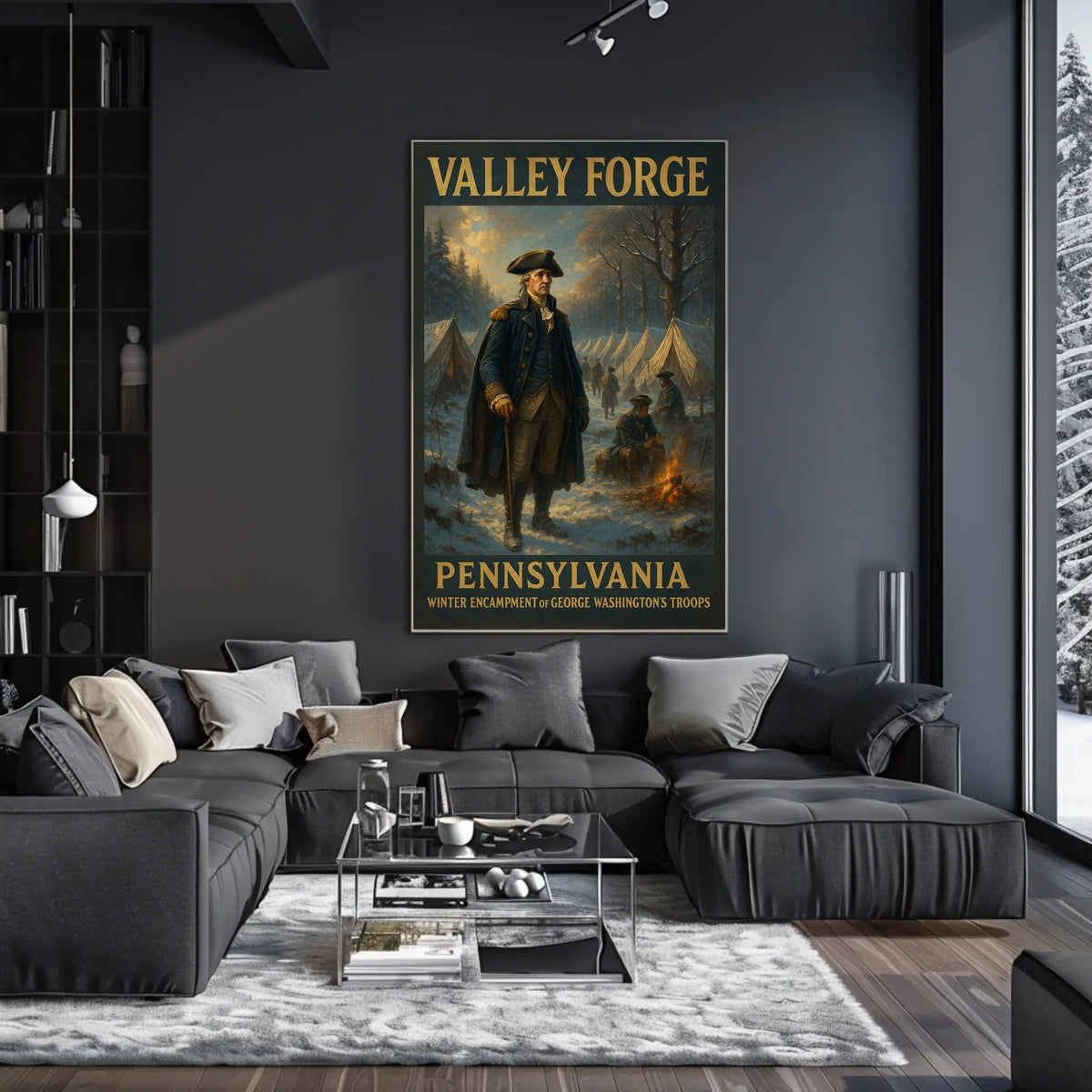 George Washington At Valley Forge Poster