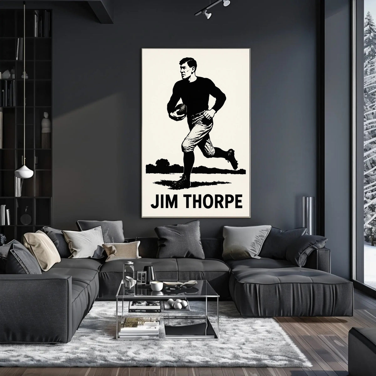 Jim Thorpe Legendary Athlete Poster
