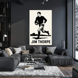 Jim Thorpe Legendary Athlete Poster