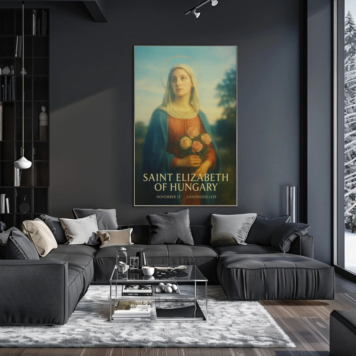 Saint Elizabeth Of Hungary Poster