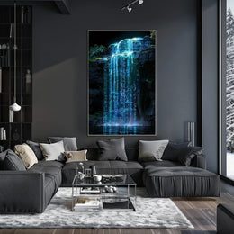 Digital Waterfall Poster