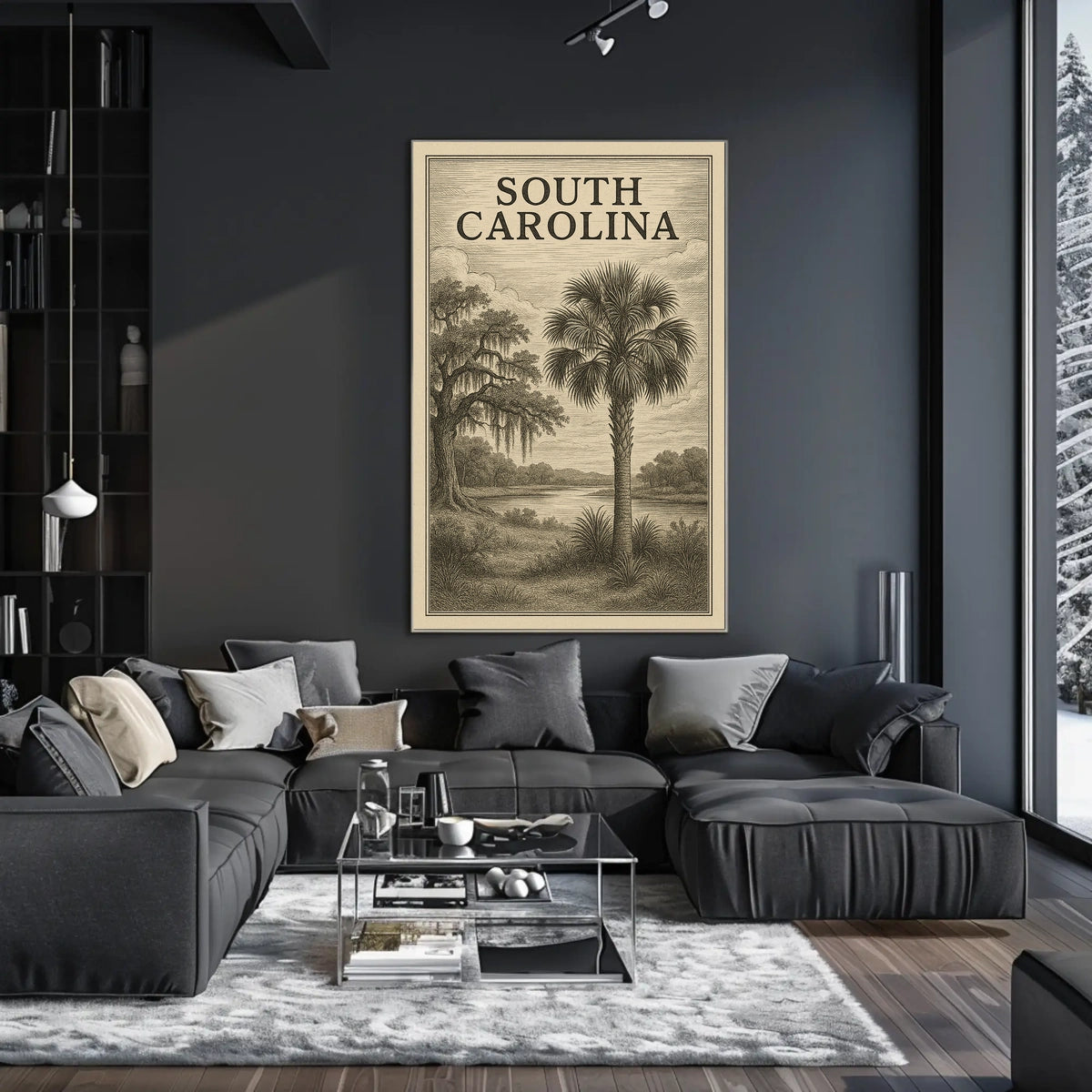 South Carolina Landscape Poster