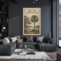 South Carolina Landscape Poster