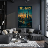 Shanghai The Confluence of Heritage and Future Poster