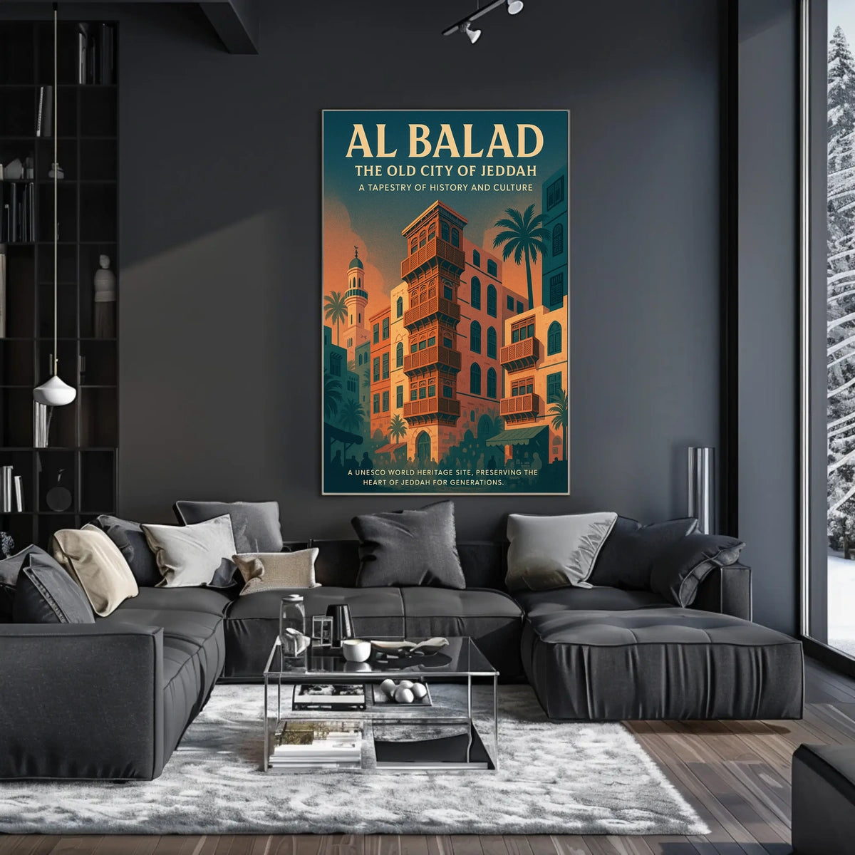 Al Balad The Old City Of Jeddah Poster
