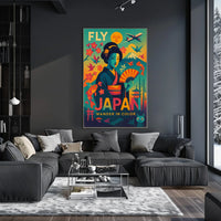 Fly Japan Wander In Color Poster