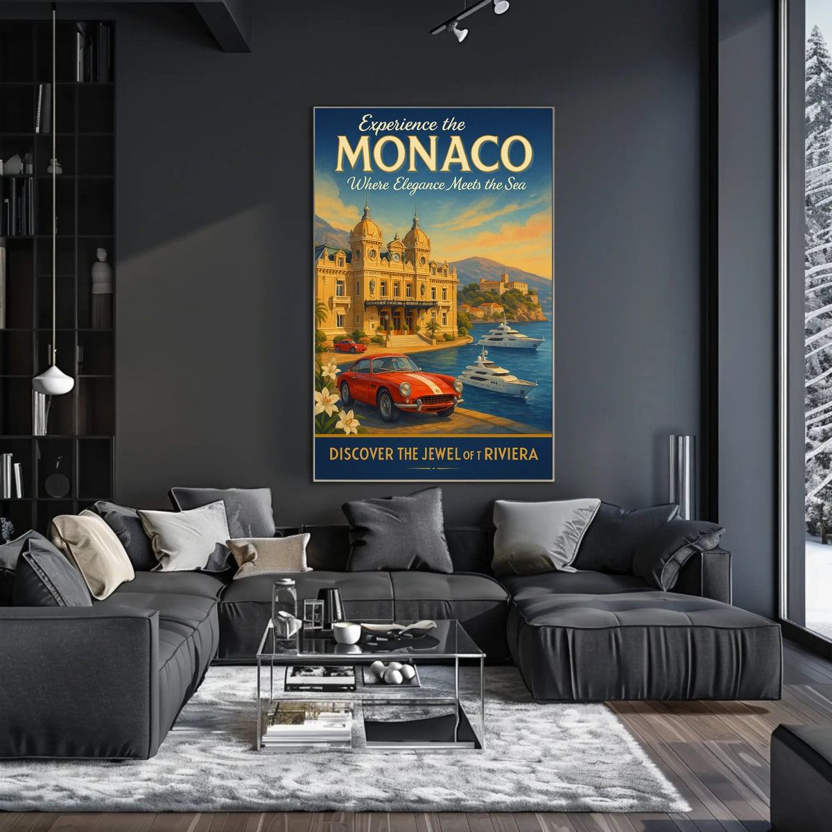Discover Monaco The Jewel of the Riviera Poster