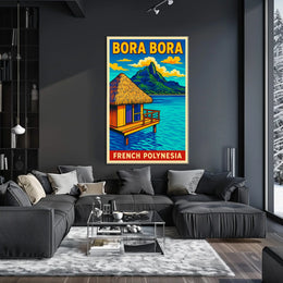 Bora Bora Tropical Paradise Poster