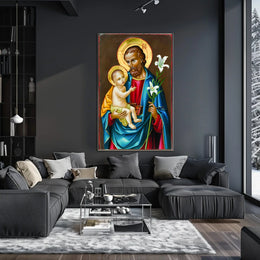 Saintly Iconography Poster