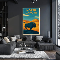 North Dakota Scenic Poster