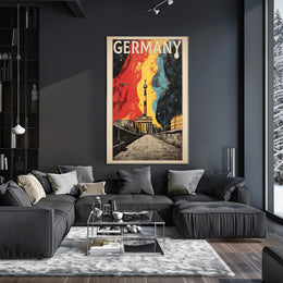 Germany Vibrant Pathway Poster