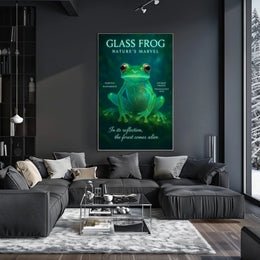 Glass Frog NatureS Marvel Poster
