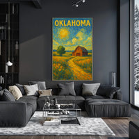 Oklahoma Landscape Scenic Poster