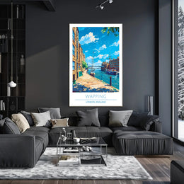 Wapping Tranquil Scene Urban or Cityscape Poster