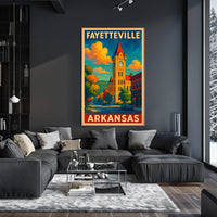 Fayetteville, Arkansas Scenic Poster