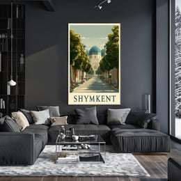 Shymkent Architectural Splendor Poster