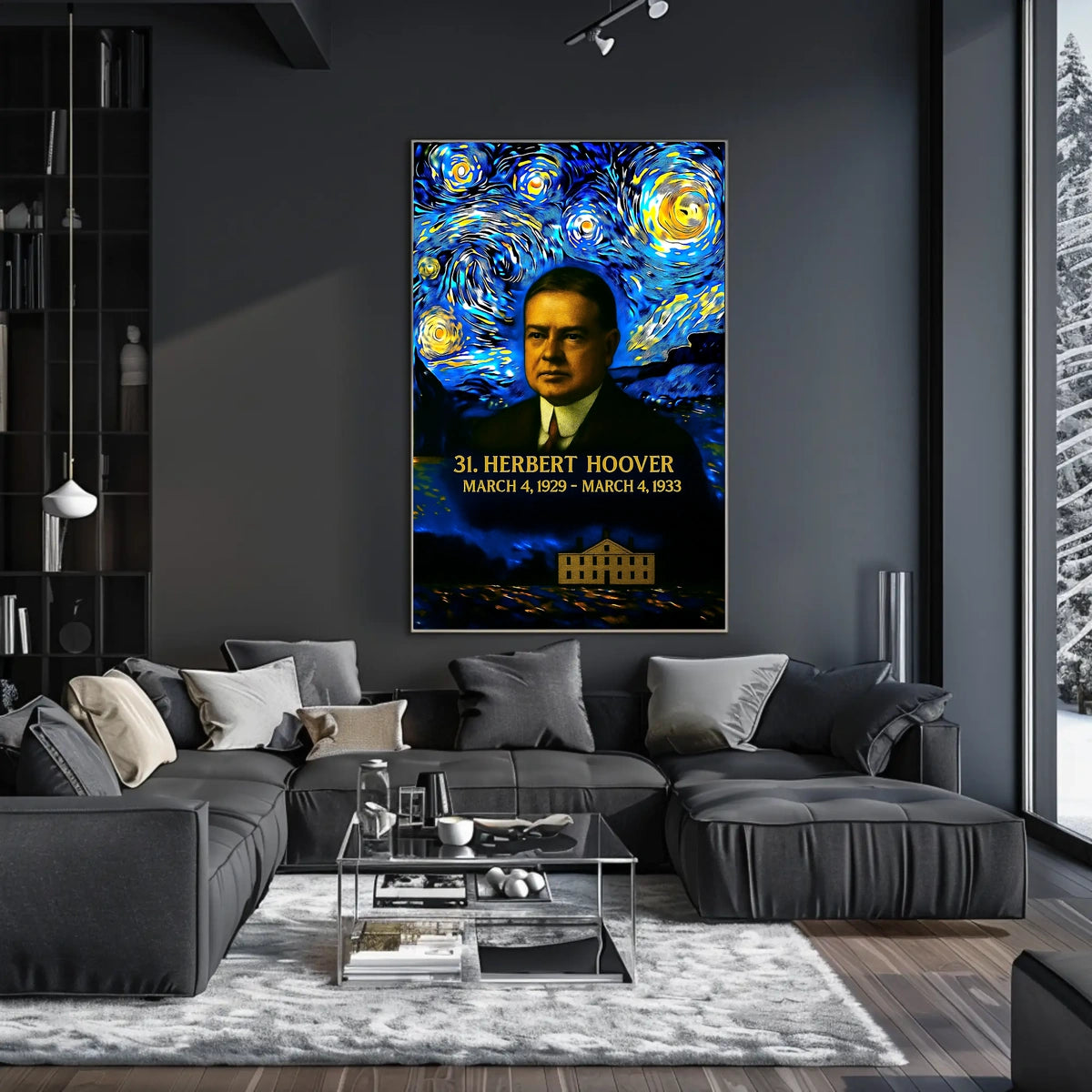 Herbert Hoover 31st President of the United States Presidential Masterpiece Series Poster