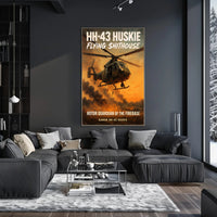 HH-43 Huskie Rotor Guardian of the Firebase Poster PosterGoat