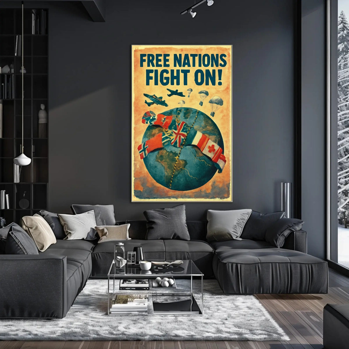 Free Nations Unite Poster