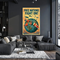 Free Nations Unite Poster
