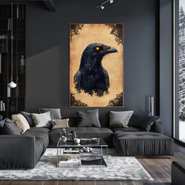 The Enigmatic Raven Poster