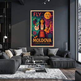 Moldova Travel Celebration Cultural or Heritage Poster PosterGoat