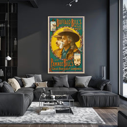 Buffalo Bill's Wild West Show Vintage Poster Print