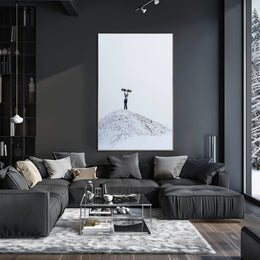 Triumph On The Snowy Hill Poster