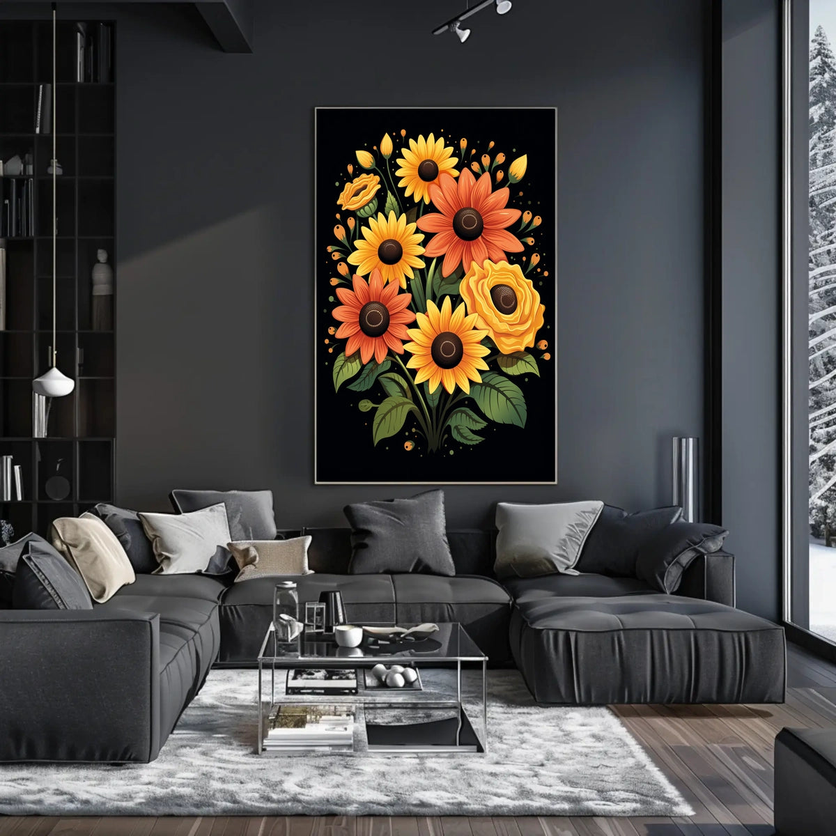 Vibrant Floral Bouquet Poster