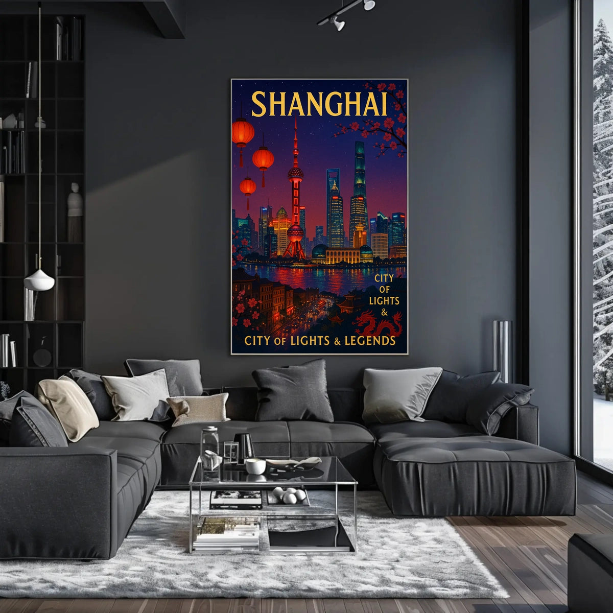 Shanghai City of Lights Legends Poster