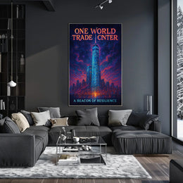 One World Trade Center A Beacon of Resilience Poster