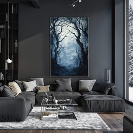 Enchanted Forest Mystique: Mystical Artistic or Pop Culture Poster