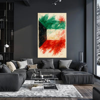 Abstract Flag Art Poster