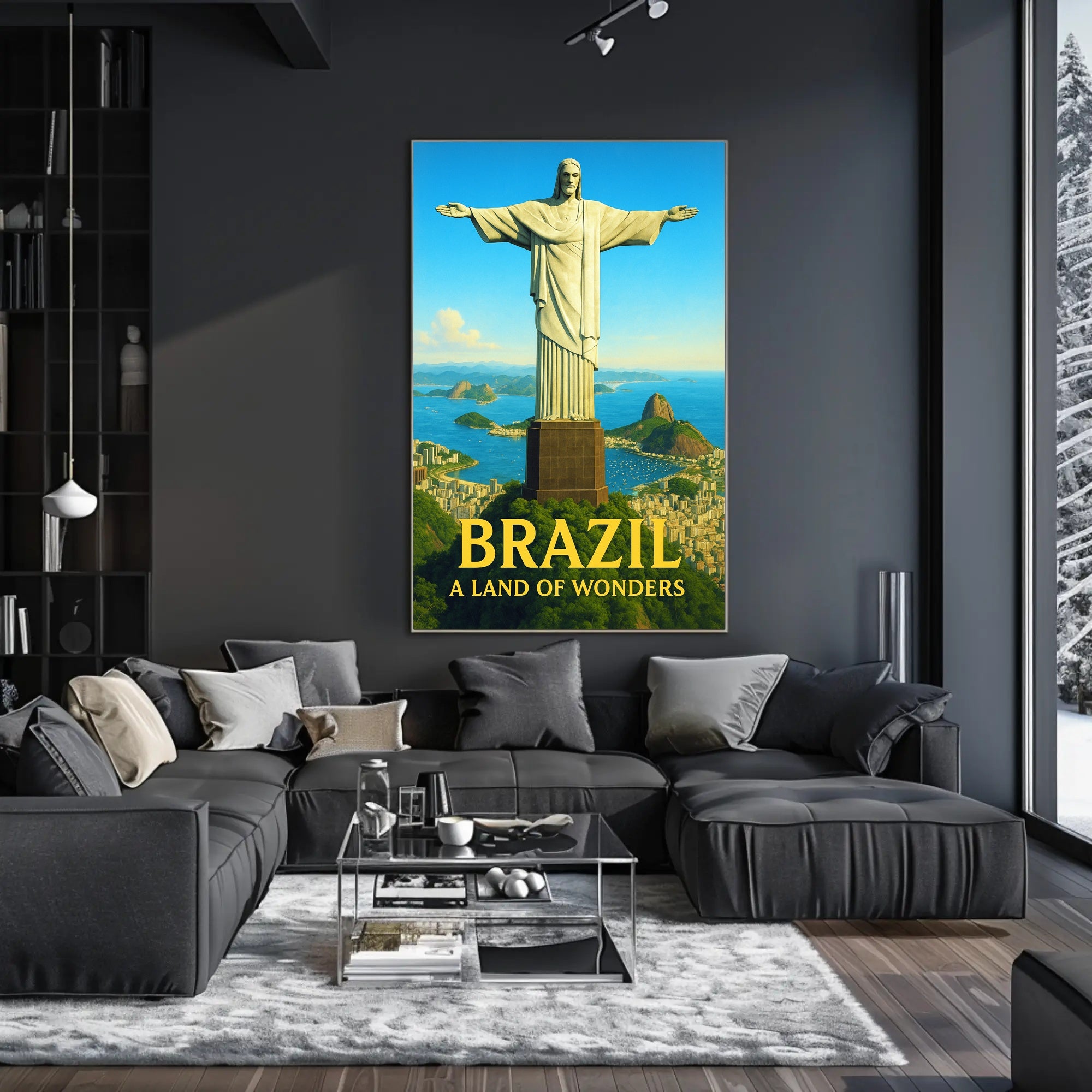 Brazil A Land of Wonders Poster PosterGoat
