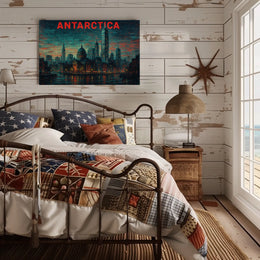 Antarctica Urban Dreamscape Poster