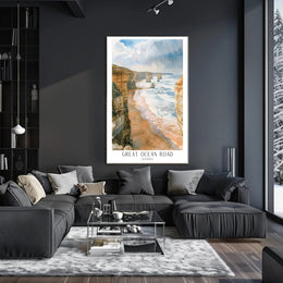 Great Ocean Road Scenic Travel Poster PosterGoat