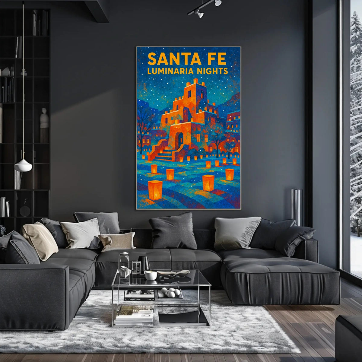 Santa Fe Luminaria Nights Poster