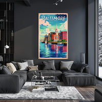 Baltimore Travel Poster
