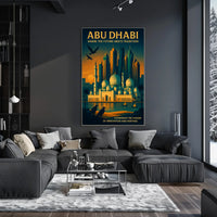 Abu Dhabi Harmony Future Meets Tradition Poster
