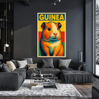 Guinea Pig Pop Art Poster