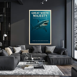 Great White Majesty Poster