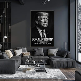 Donald Trump Visionary Modern Times American Pride Patriotism Photography Realism Leadership Poster