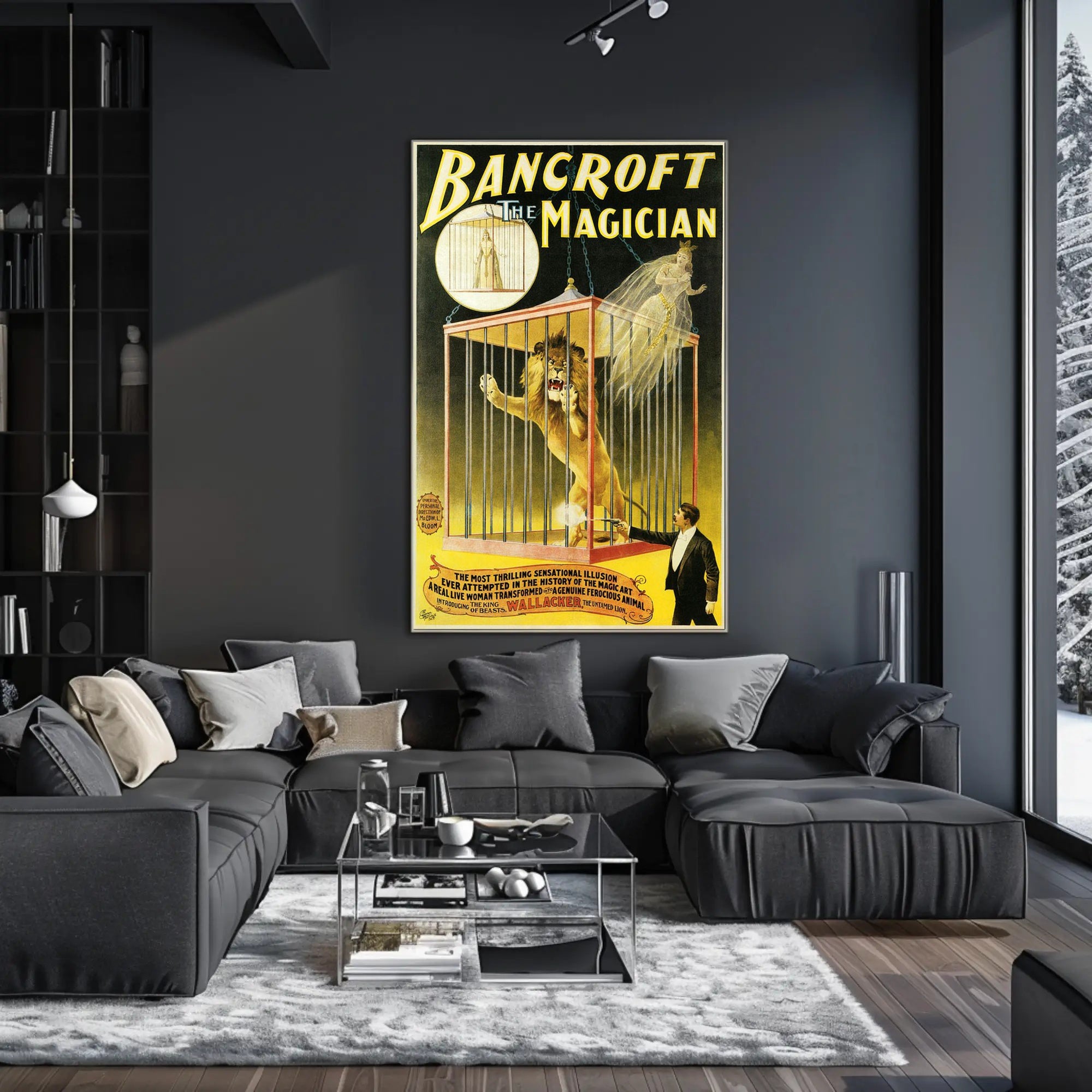 Bancroft The Magician Vintage Poster - Cultural or Heritage Poster