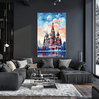 Saint Basil's Architectural Beauty Cultural or Heritage Poster
